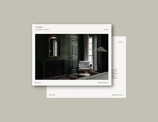 interior design proposal template