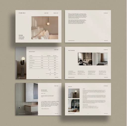 interior design proposal template