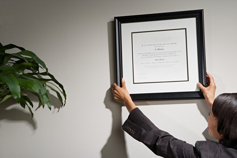 interior design business certificate