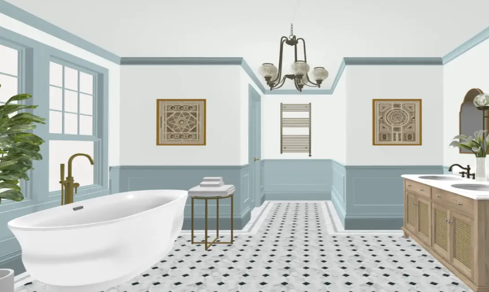 interior design 3d floor plan image example